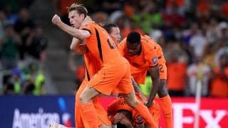 【W杯】オランダ代表、“涙のゴール”で感動の光景…亡き我が子に捧ぐ魂の一撃に「泣いた」カグポの目に涙