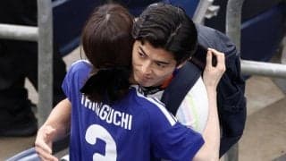 「本当に本当にお疲れ様でした」試合後の女優妻との熱いハグも話題、34歳守備の要がインスタ更新にファン反応「ご家族とリフレッシュして更なる高みへ」【W杯】