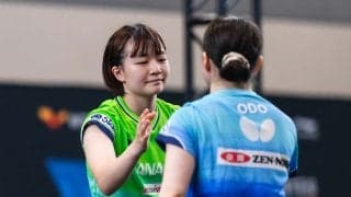 卓球女子“同級生対決”制した横井咲桜が語る大藤沙月撃破　世界8位の中国越えへ「強いけど向かっていくだけ」【USスマッシュ】