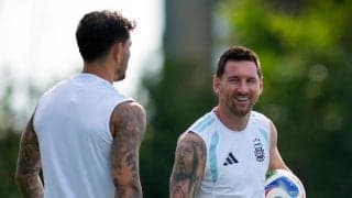 「あなたのハットリックが必要」メッシが練習写真公開、Ｗ杯新８戦連続ゴールなるか