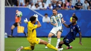 メッシがＷ杯史上初の通算20得点目、史上初の通算30試合目で達成　新記録８試合連続ゴール
