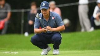 清水大成が単独トップで最終日へ「ガンガンいかないと」