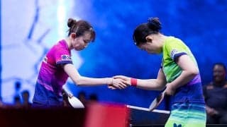 張本美和、中国メディアが分析した早田ひな撃破の要因は？　WTT公式はWエースの戦いに熱視線「ライバル関係が燃え盛る」【USスマッシュ】