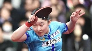 【卓球】張本美和、世界７位中国・ 蒯曼に逆転負け　４強敗退で決勝進出逃す／USスマッシュ