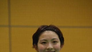 【バドミントン】宮崎友花「しっかり自分に集中」理想的な髪形で気持ちもアゲアゲ