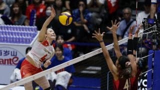 【バレー】日本、第１セット先取！佐藤のバックアタック、石川のブロックと役者が最初から全開