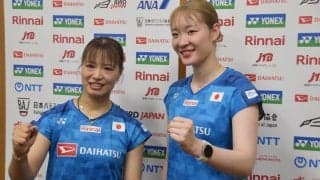 【バドミントン】フクマツペア福島「“松本バズーカ”見せたいけど…」松本「去年と違ったところを」