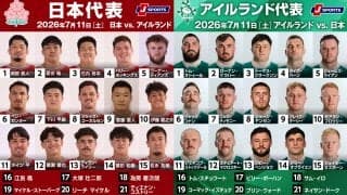 快勝スタートのラグビー日本代表、「ゴールドエフォート」で世界ランキング3位アイルランド代表撃破へ