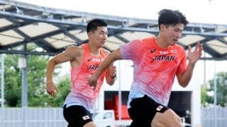 【陸上】小池祐貴「ん？遠くね？」男子400mリレー練習公開で「オーバーハンドパス」選手の声