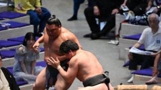 “イケメン力士”大森が白星発進　初の名古屋場所で変化「自分のバリエーションにもなる」