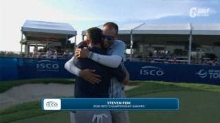 【動画】スティーブン・フィスクがプレーオフを制してツアー2勝目【イスコチャンピオンシップ4日目】