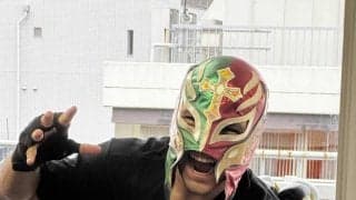 バディジョ　レイ・ミステリオの覆面姿で“幻惑”「皆さんに笑ってもらえるかと」　王者・岩田戦へ公開練習