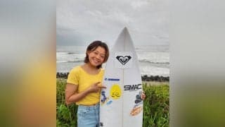 静岡県出身のプロサーファー池田美来選手、静岡銘菓「こっこ」を展開する株式会社ミホミとスポンサー契約を締結