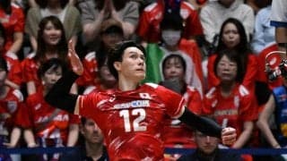 【バレー】日本が第２セットを取り返す　リベロ山本智大が好手連発で流れ引き寄せる