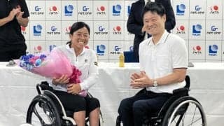 車いすテニス　上地結衣が生涯ＧＳ改めて喜び　「今も実感があまりない」