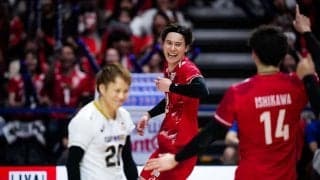 「日本の勢いは止まらない」バレー男子の世界王者撃破に公式賛辞　最多得点で決勝T進出に導いた髙橋藍に称賛【VNL2026】