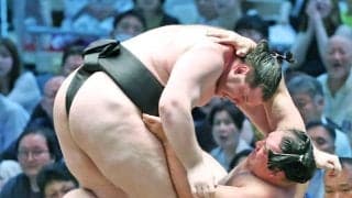 獅司　無傷の５連勝　すくい投げで逆転「もう少しで極まっていた、危なかった」　優勝へ自然体「自分の相撲が取れれば」
