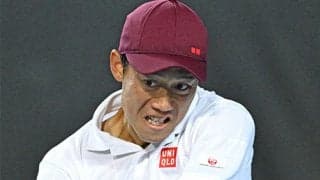  錦織圭 中国若手と練習 