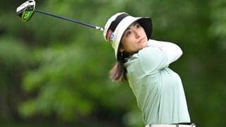 宅島美香が3打リード 18年ぶりVに王手／女子下部
