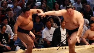 大の里が平戸海を下して星を五分に戻した　相撲勘は「徐々に戻ってきていると思う」