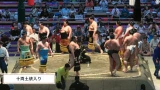 「化粧まわしこわい」「夢に出てきそう」十両土俵入り、化粧まわしの“絵柄”に驚きの声 一体、どんな？