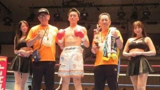 金子佳樹　Ａ級昇格初戦でＴＫＯ勝利　金子ジム初代会長の孫「やっとプロボクサーになれた感じがします」