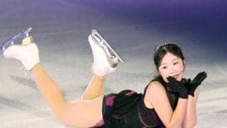 中井亜美　アイスショーでファン魅了　五輪で話題の“寝そべりポーズ”も「観客のみなさんに少しでも楽しんでもらえたら」