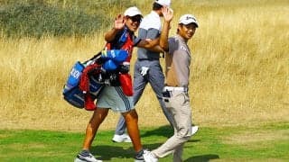 「これじゃ、マスターズの二の舞だ」片岡尚之が奮闘 3連続バーディで決勝滑り込み