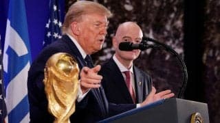 トランプ大統領、イングランドの守備的戦術を批判　ハリー・ケインとのゴルフも明かす
