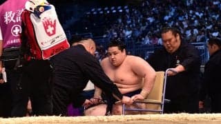 休場の若ノ勝は「右大腿骨骨挫傷」　湊川親方「捲土重来の一言。精神的に成長できる」