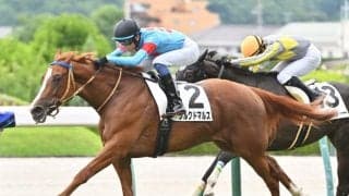 【福島5R新馬戦結果】アドマイヤマーズ産駒シルクドマルスが初陣飾る