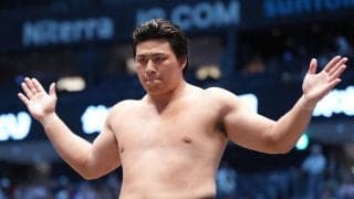 「どうですかね？」イケメン力士大森、初のびんづけ油でオールバック　相撲は完勝で勝ち越し王手