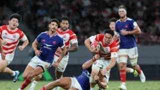 競っても、待ち構えても「完敗」　ラグビー日本代表、示された実力差