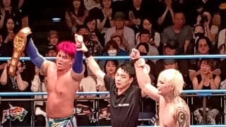 【全日本】アツハヤがアジアタッグ初防衛　人気爆発・安齊勇馬＆小藤将太のハンサムコンビ下す