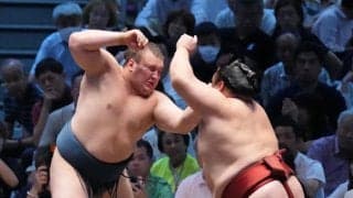 安青錦が優勝争いトップに並ぶ７勝目「自分らしさが出た」「体は動いている」