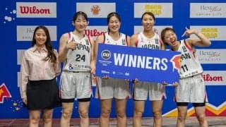 3x3U21女子日本代表が総合優勝を達成…上野心音主将「チーム一丸となって戦えた」