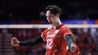 【バレー】高橋藍が連続エースでセット連取に貢献　アルゼンチンはキックトスなど珍プレー連発
