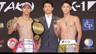 【K－1】地元福岡で防衛戦の石井一成は吉成名高、黒田斗真と調整「めちゃくちゃいい練習」