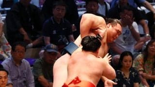 新十両の嵐富士が勝ち越し「昨日のことは忘れた」勇み足で初黒星から切り替え　１敗キープ
