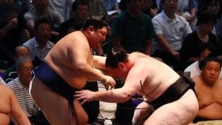 「うれ獅司です」獅司が幕内で自身初の９日目勝ち越し　１敗で優勝争いトップに並ぶ
