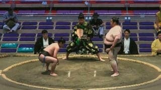 体重差は141.4キロと成人男性2人分！83キロ小兵が224キロの巨漢を電車道で圧倒 ファン驚きのレア光景「こんなことあるんだ」