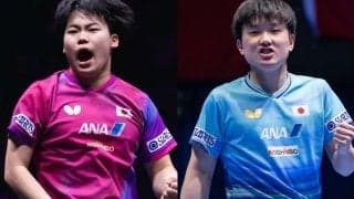 松島輝空が3位、張本智和が5位で“Wエース”がトップ10を維持　王楚欽が1位キープで上位は変動なし｜卓球男子世界ランキング（2026年第30週）