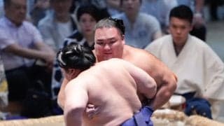 朝乃山７連勝で勝ち越し、トップと１差　39度猛暑も…かき氷と「お上品な」料理で乗りきる