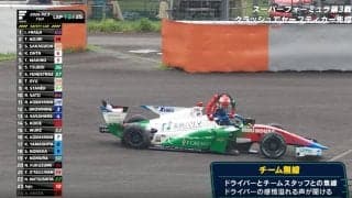 現役女子大生レーサーJuju、無念のリタイアで「ごめん！後ろとぶつかった」 痛恨シーンに「あれでパンクするんか」の声も