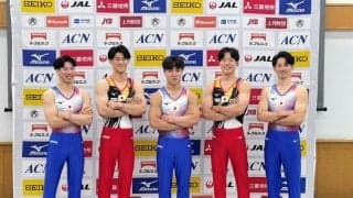 体操日本代表の新ユニホーム発表　橋本もデザインお気に入り「スタイリッシュに見える」　ロス五輪切符獲得へ闘志