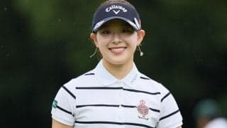 「めっちゃ大人の魅力ですね」今季初優勝を飾った22歳女子ゴルファーの“黒シースルーミニ姿”が話題「大人びた黒の装いもGOOD」