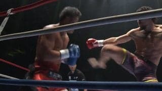右ハイで“立ったまま”失神させる衝撃KO 「34戦無敗、30KO」のファイターに戦慄走る