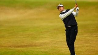 【速報】原英莉花がパー4イーグル奪取 通算4アンダーの上位で決勝へ／スコットランド女子OP2日目