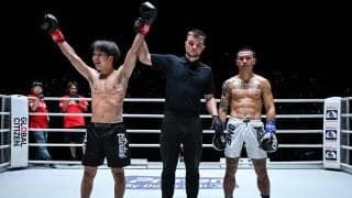 【ONE】初登場の那須川龍心　強豪トンプーンを２回TKO　大﨑一貴との決戦へ“満点回答”