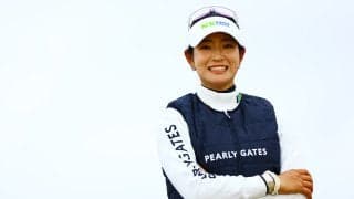 原英莉花が4位で決勝へ「びっくりするイーグル」 山下美夢有11位